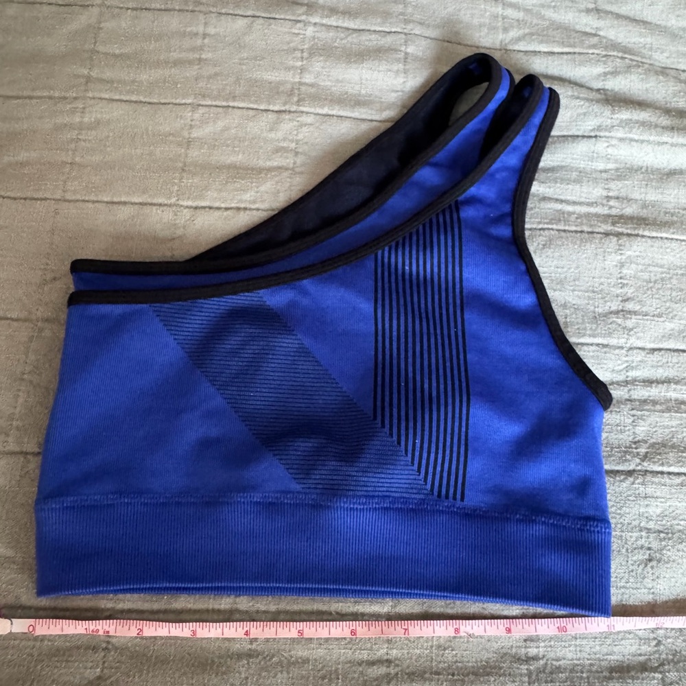 Fabletics Blue and Black Sports Bra